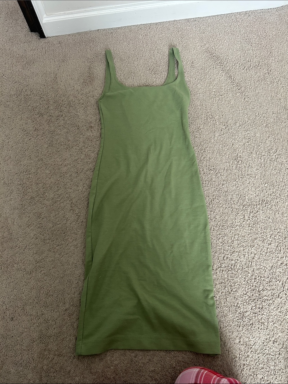 Green bodycon dress